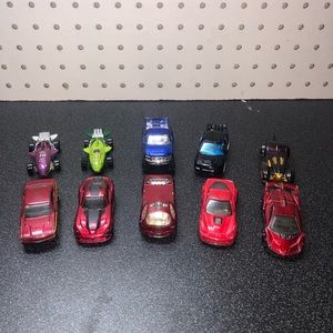 Vintage Mixed Lot Of 10 Mattel Hot Wheels - Deora, Viper, Lambo, Sharks, 89’-03’